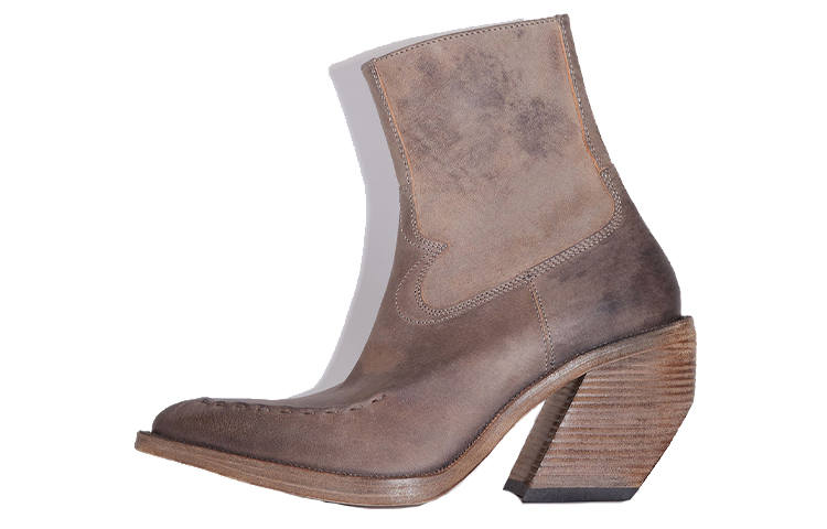 Acne Studios Acne Studios Leather Ankle Boots Men's Taupe