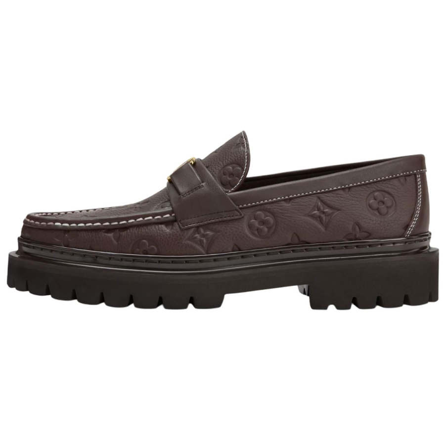 LOUIS VUITTON Major Loafers Men's Brown