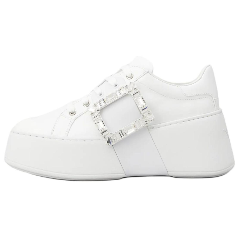 Roger Vivier Viv' Skate Embellished Sneakers Women's