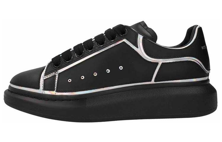 Alexander McQueen Alexander McQueen Oversized Sneakers Black White Outline