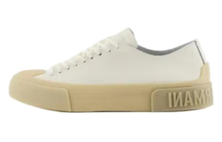 EMPORIO ARMANI Logo-sole Leather Sneakers