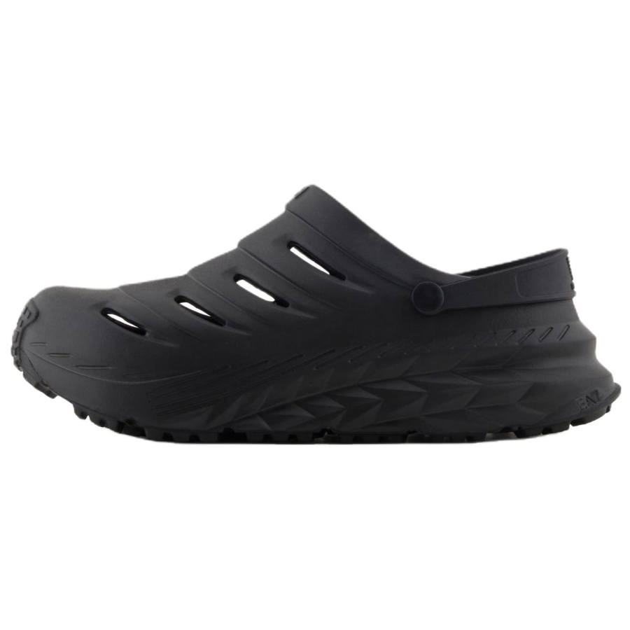 EMPORIO ARMANI EA7 Crusher Sonic Clog Clogs Unisex Black