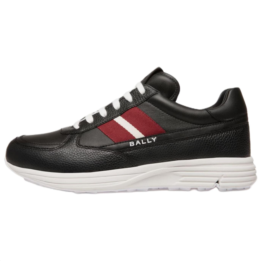 BALLY Golf Capsule Cow Leather Low top Casual Shoes Men's Black