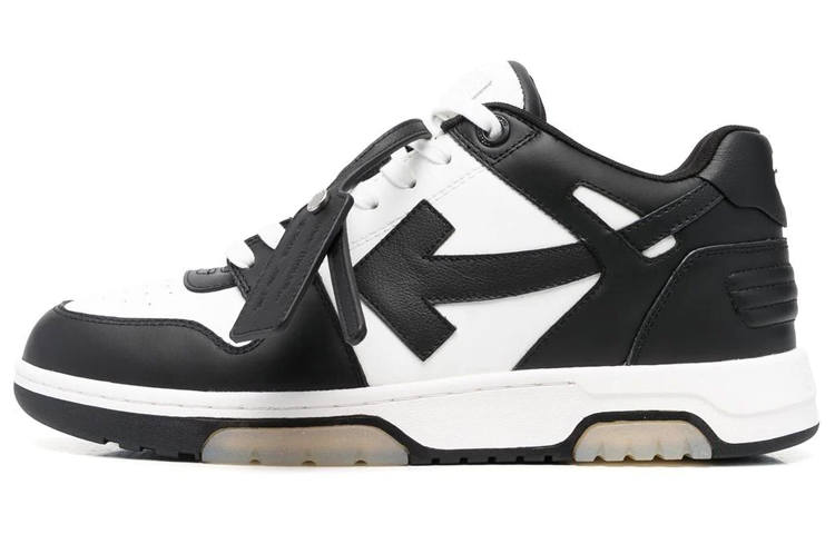 OFF-WHITE OFF WHITE Out Of Office Low Top Sneaker 'Black White' Women's