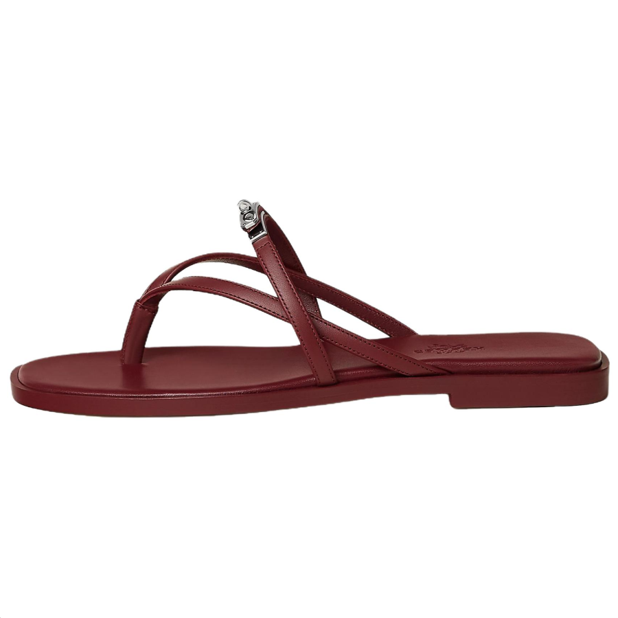 HERMES HERMES Flip Flops 0.6cm Women's Red