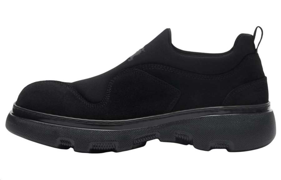 Burberry Leather Low top Casual Shoes Men's Black