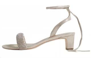 Loeffler Randall One Strap Sandals Women's Silver