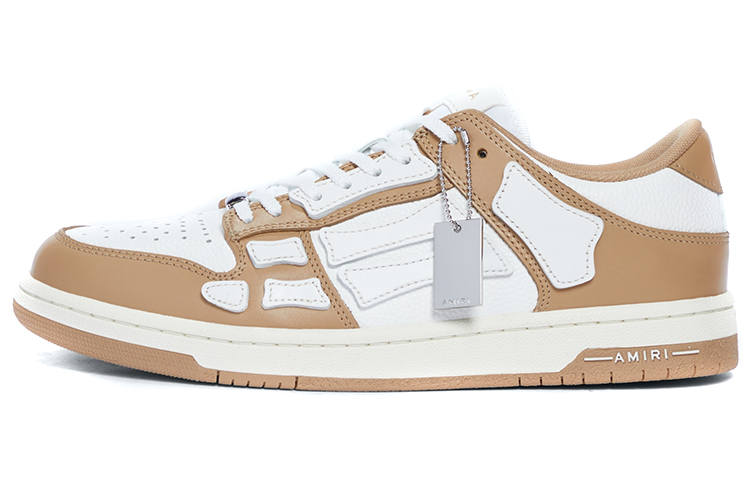 AMIRI AMIRI Skel Top Low White Brown