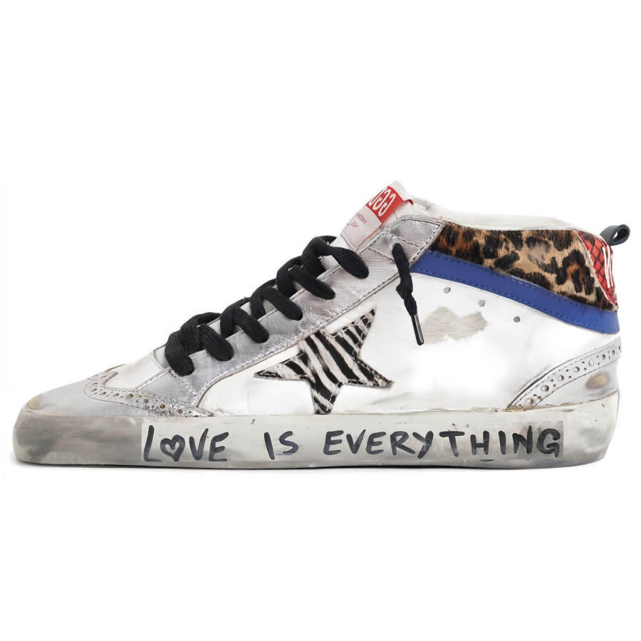 Golden Goose Midstar Leather Low top Skateboard Shoes Women's