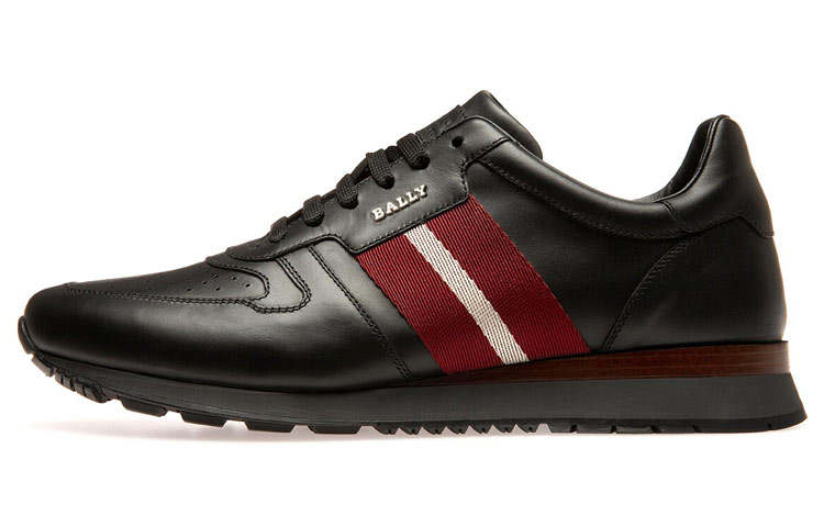 BALLY Low top Casual Shoes Men's Black Red