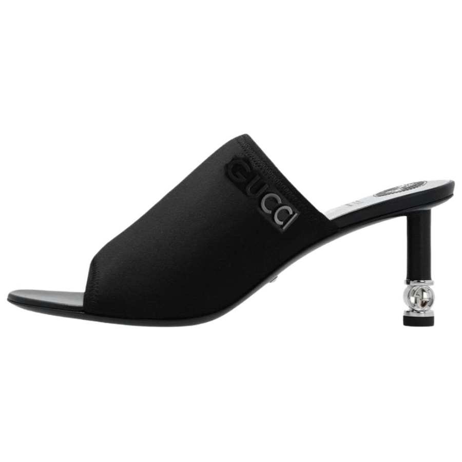 GUCCI Slide Slippers Women's Black