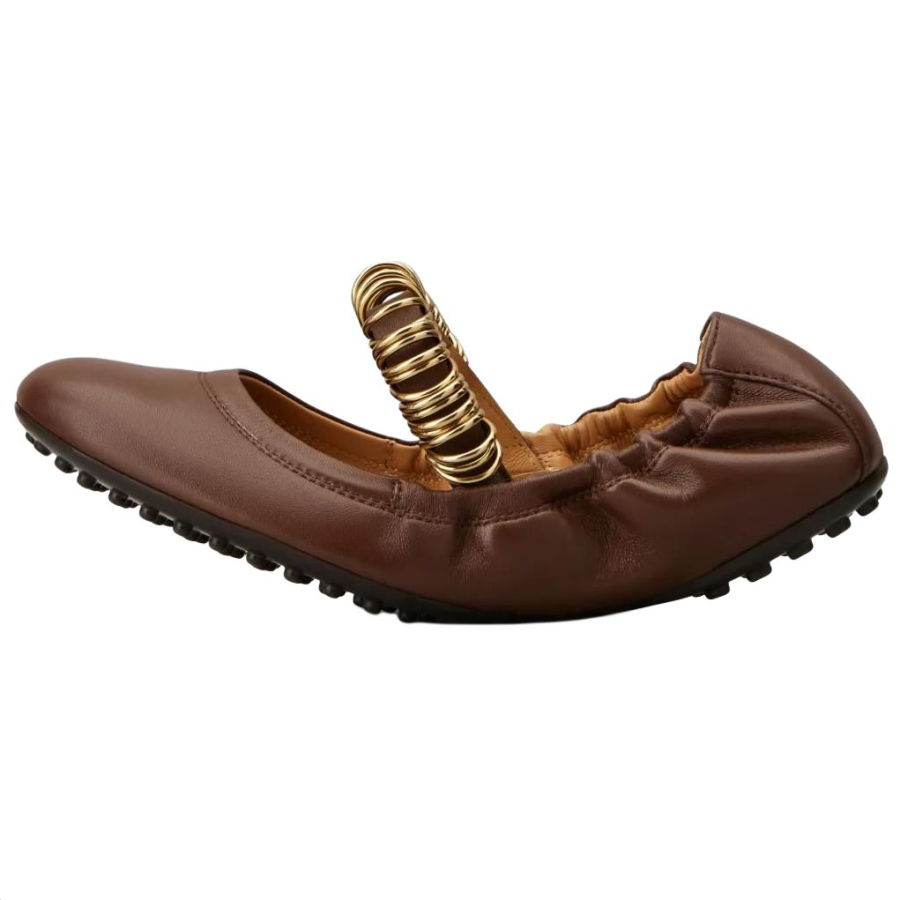 TOD'S Ring Embellished Ballerinas Women's