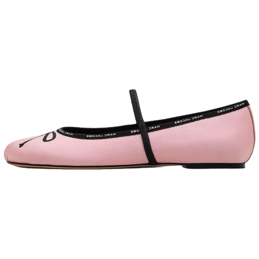 MARC JACOBS Flat Mary Jane Shoes 0.5cm Women's Pink