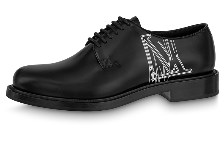 LOUIS VUITTON LOUIS VUITTON Voltaire Derby Shoes 'Black White'
