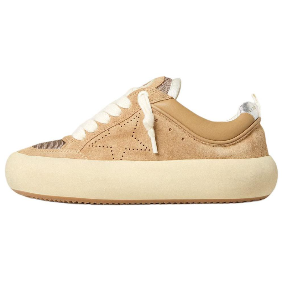 Golden Goose Space Star SPACE CUBE Low top Skateboard Shoes Women's Brown