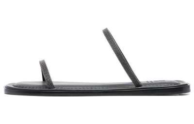 Brunello Cucinelli Slide Slippers Women's Black