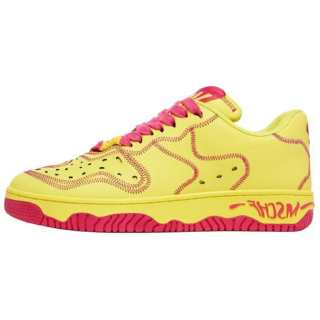MSCHF Skateboard Shoes Unisex Low Top Yellow Red