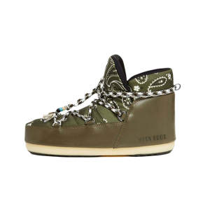 Alanui X Moonboot Bandana Printed Round Toe Boots Women's