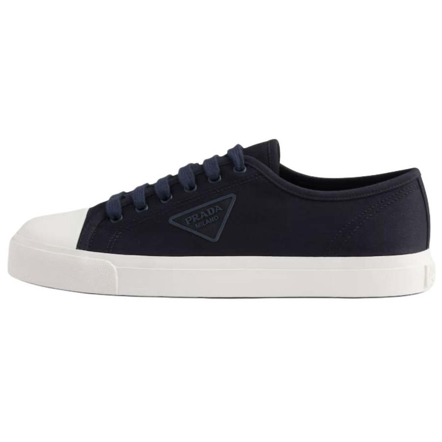 PRADA PRADA Low top Canvas Shoes Men's Marine Blue