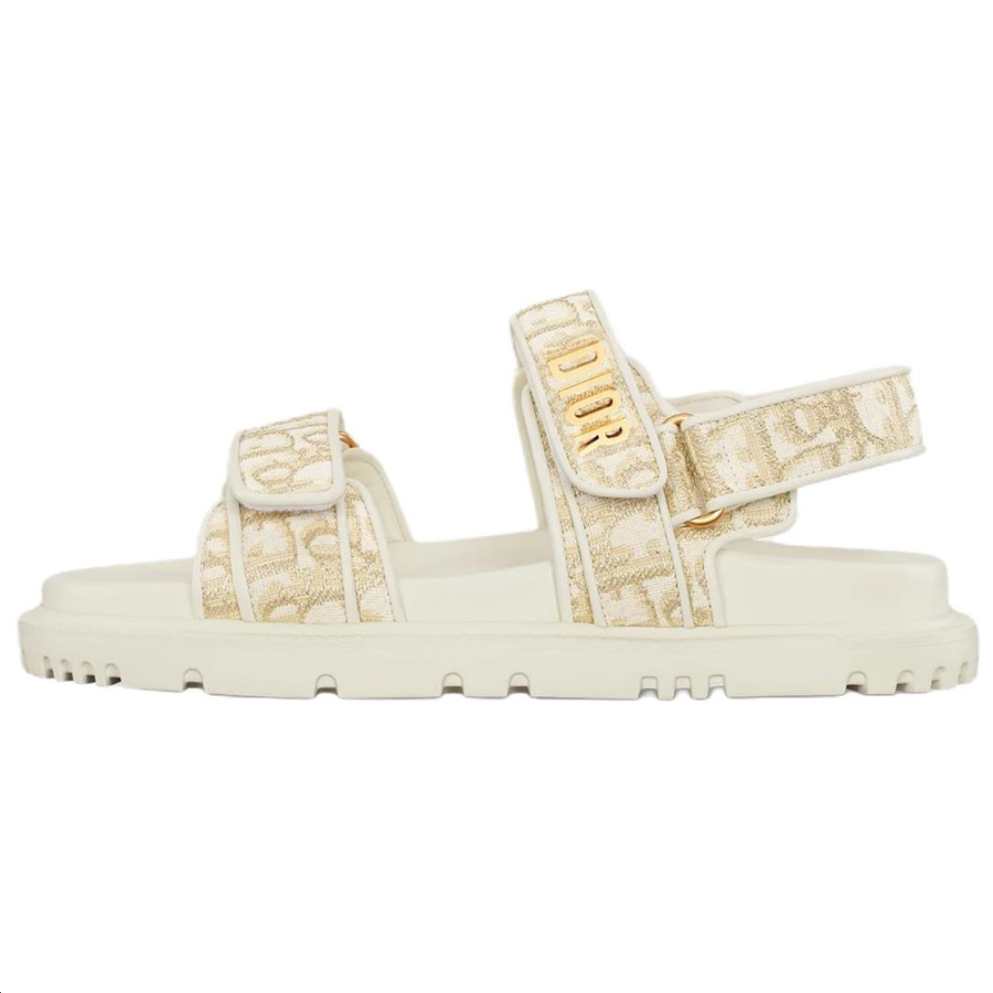 DIOR DIOR DiorAct One Strap Sandals Women's White