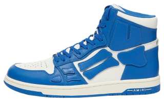 AMIRI Skel Top Hi Blue White