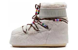 Moon Boot Short Snow Boots Unisex Beige
