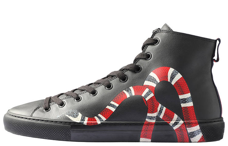 GUCCI High Top Leather Gucci 'Snake'