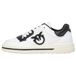 PINKO Leather Low top Skateboard Shoes Women's White