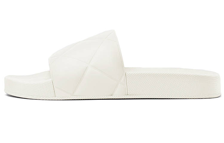 Bottega Veneta Slider Slide Slippers Women's White