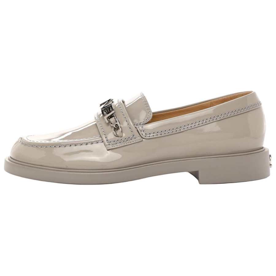 CHANEL 23A Loafers Women's Gray
