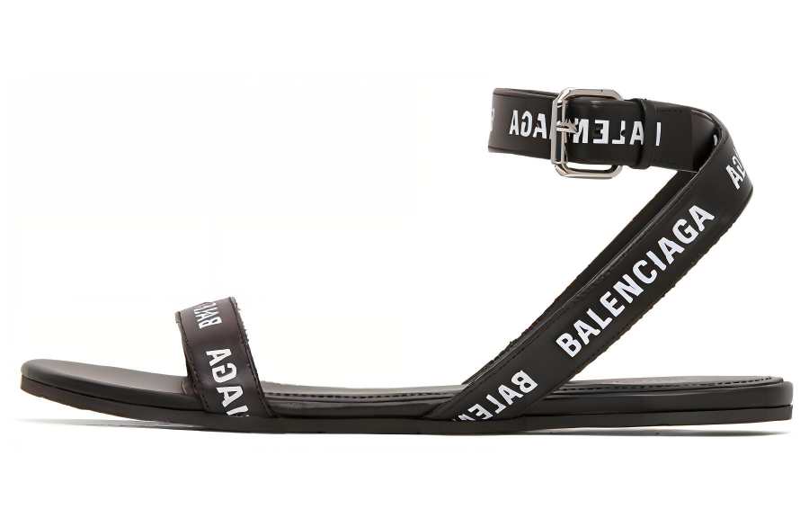 Balenciaga Sports Sandals 'Black White' Women's