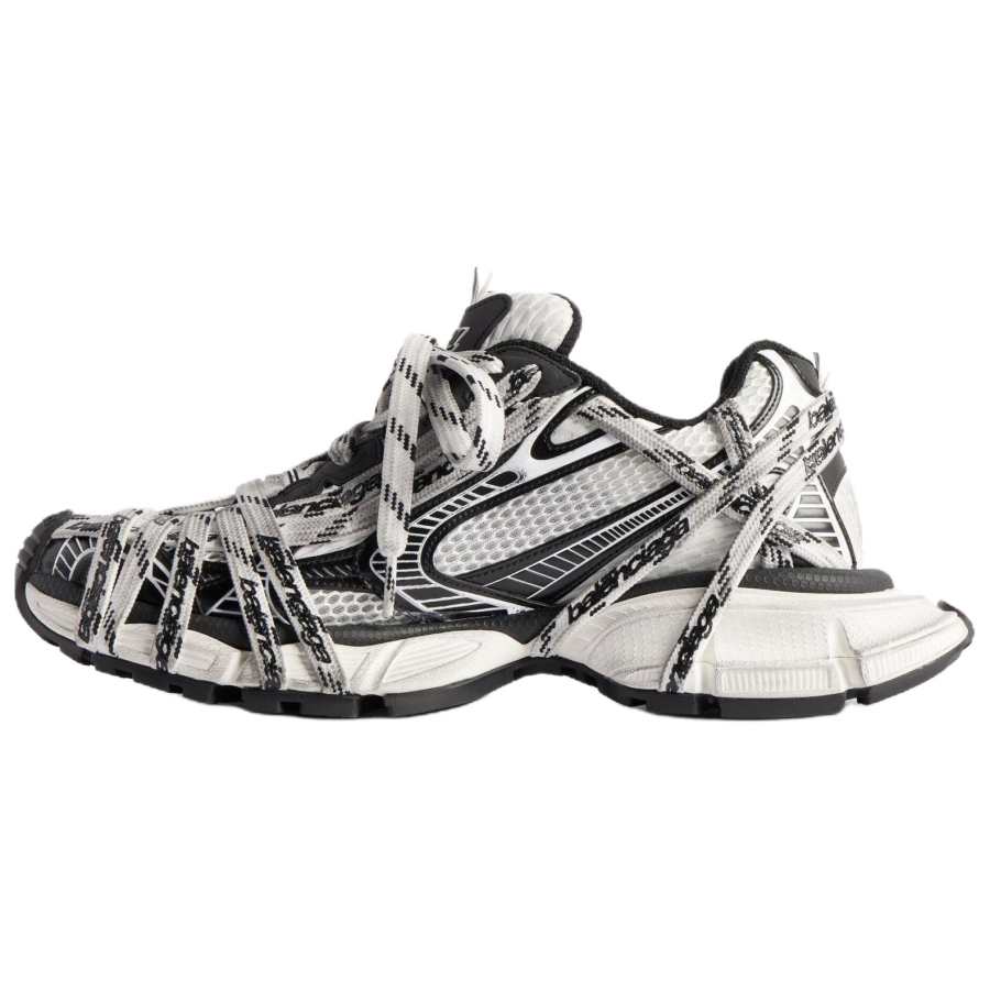 Balenciaga lace-up logo sneakers Women's