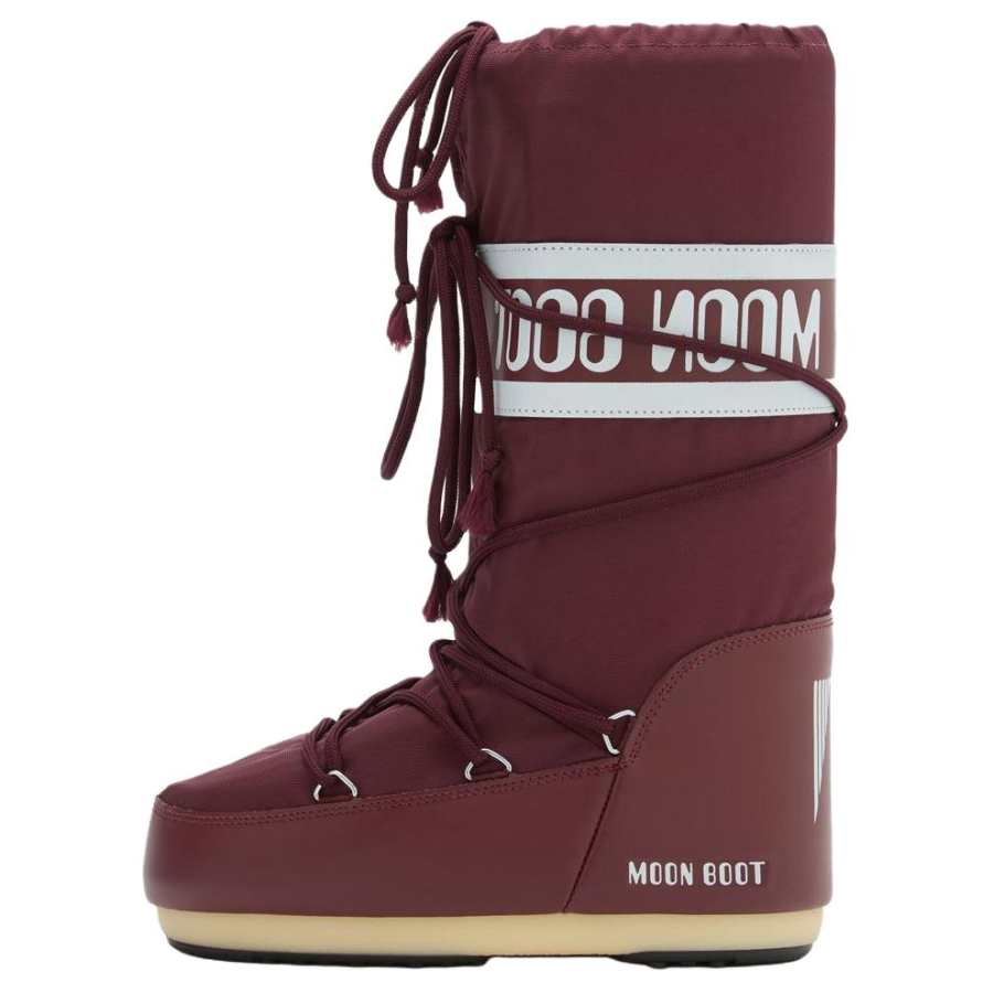 Moon Boot Moon Boot Icon Logo Printed Lace Up Boots