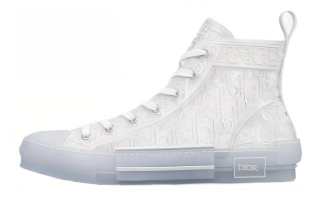 DIOR B23 High Top White Raised Oblique