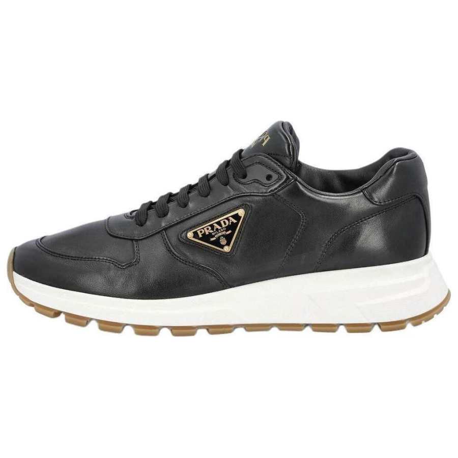 PRADA PRADA PRAX 1 Leather Low top Casual Shoes Men's Black