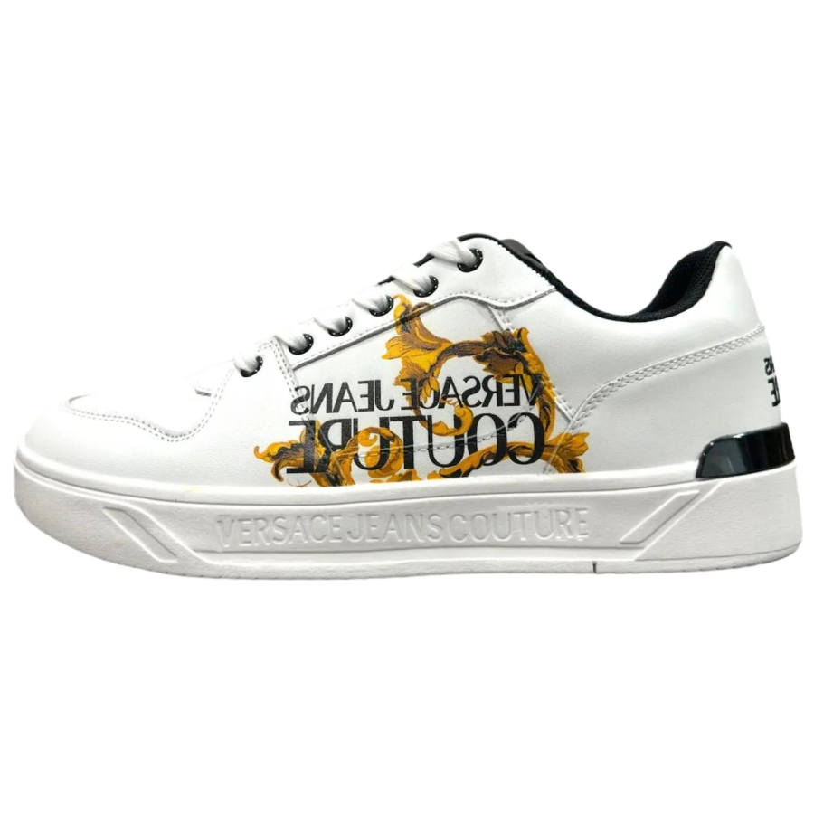 VERSACE JEANS COUTURE Low top Skateboard Shoes Men's White