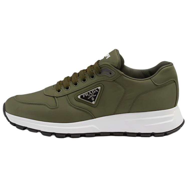 PRADA PRADA PRAX 1 Leather Low top Casual Shoes Men's Green