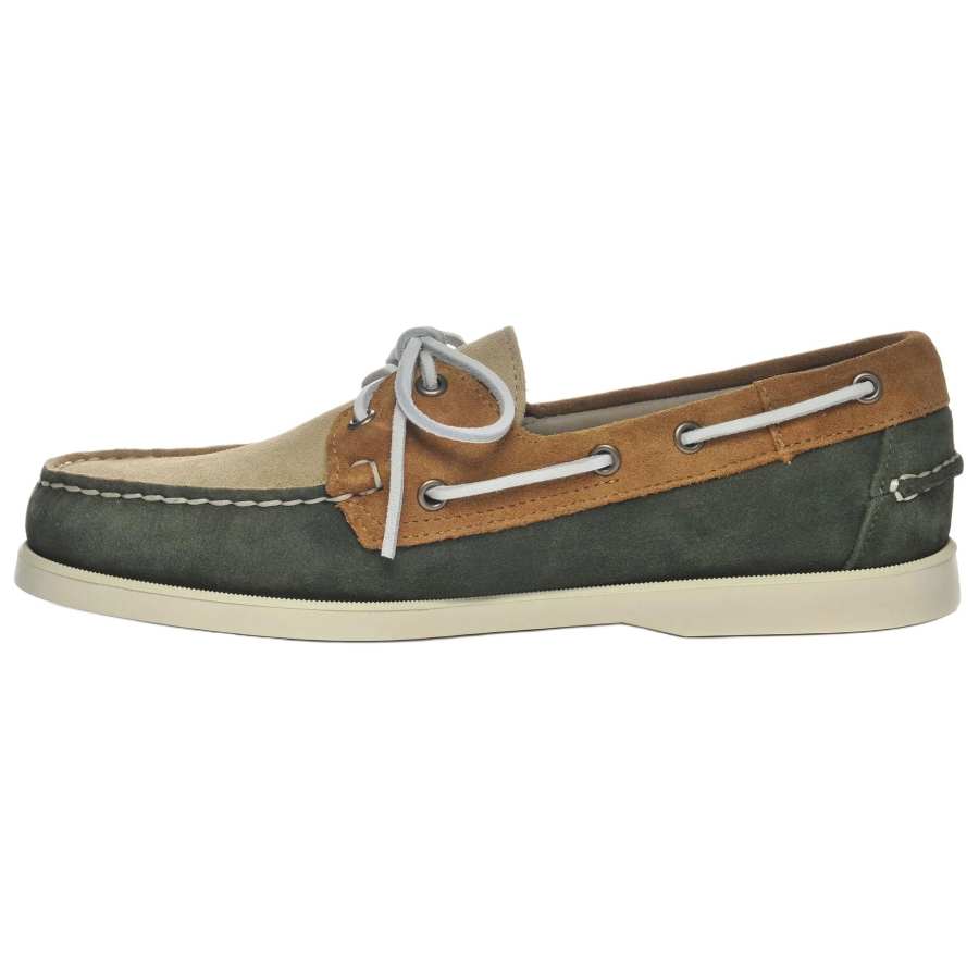 Sebago Portland Jib Leather Boat Shoes Men's Beige