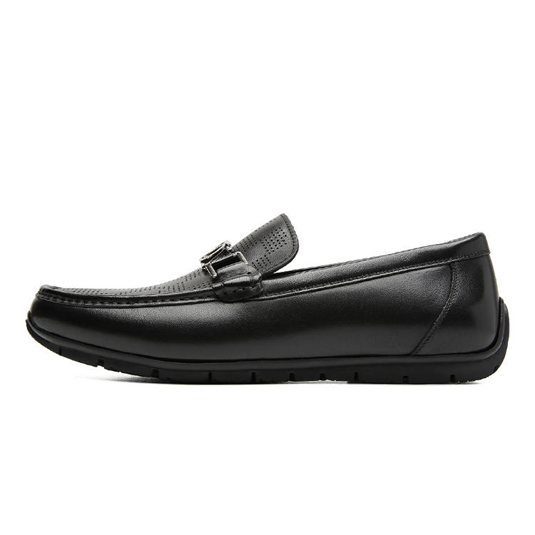 S.T.Dupont S. T.DUPONT Top Grain Cow Leather Casual Shoes Men's Black