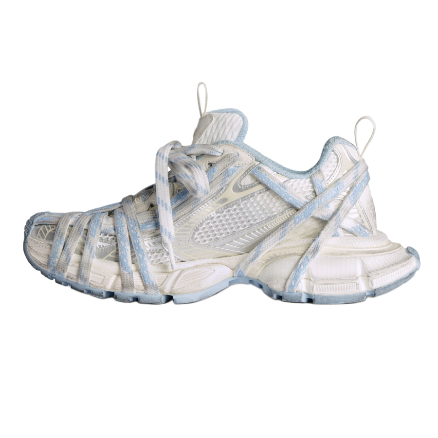 Balenciaga 3xl Extreme Laces Logo Sneakers Women's