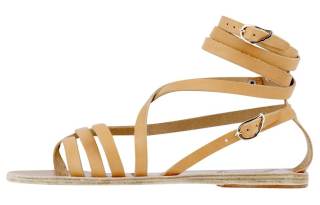 ANCIENT GREEK SANDALS Satira Leather Stylish Sandal Women's Natural