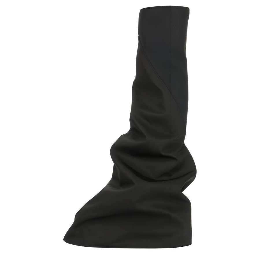 Rick Owens DRKSHDW Minimalist Fashion Knee high Boots Men's Black
