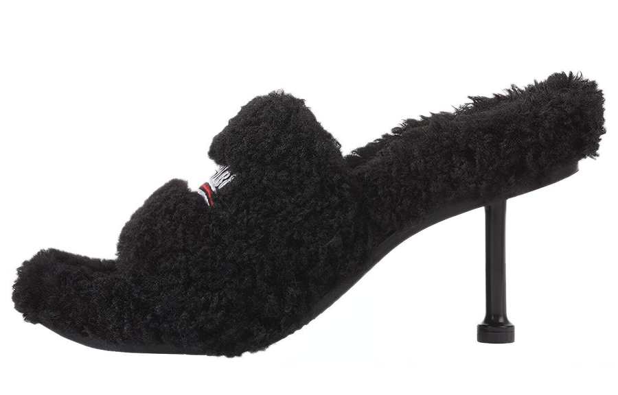 Balenciaga Furry Sandals Women's