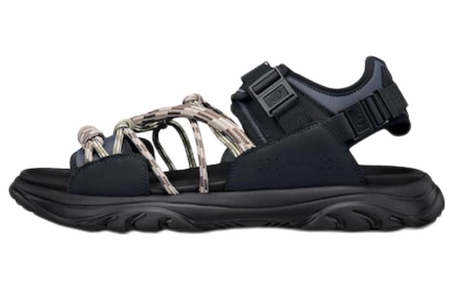 DIOR DIOR H Town Sandal Black Gray Brown