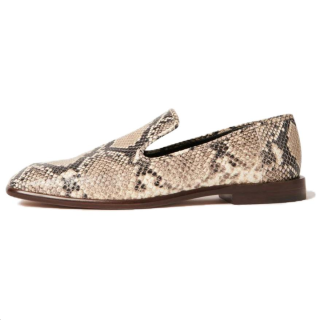 Victoria Beckham Hanna Leather Loafers Women's Light Umber