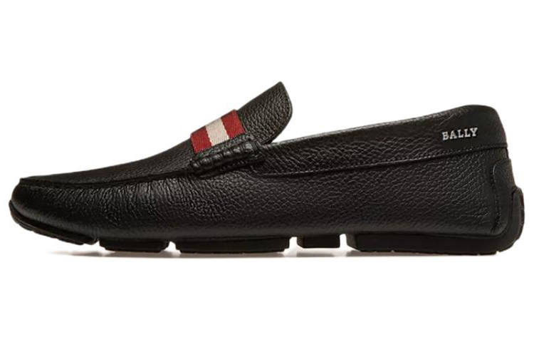 BALLY BALLY Pearce Stripe-trim Detail Loafers