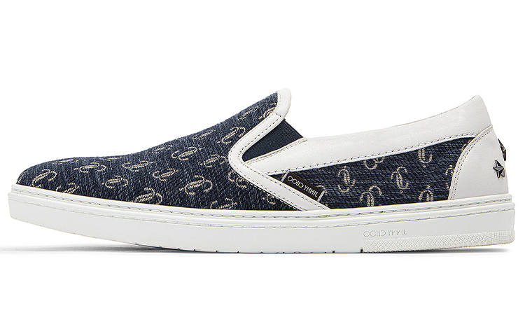 Jimmy Choo Grove Stylish Skateboarding Shoes Men's Marine Blue
