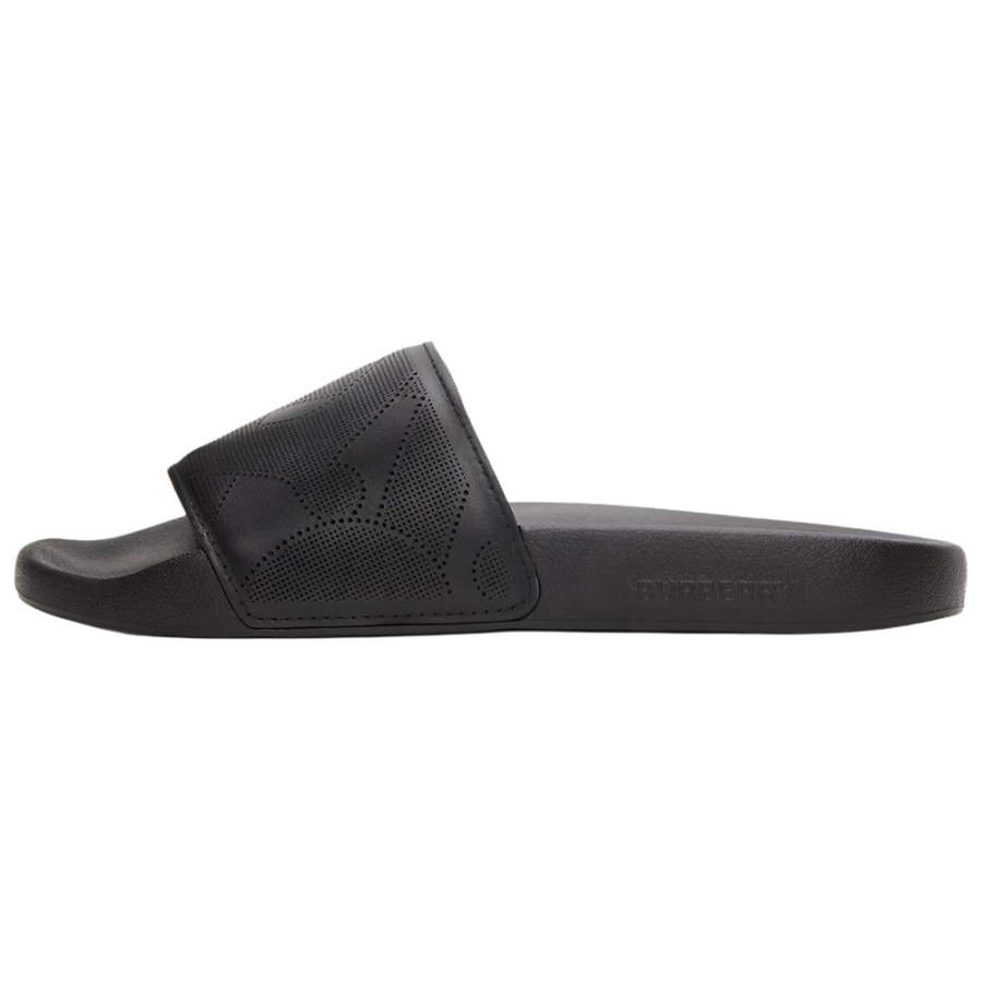 Burberry Burberry Embossed Logo Slides Black
