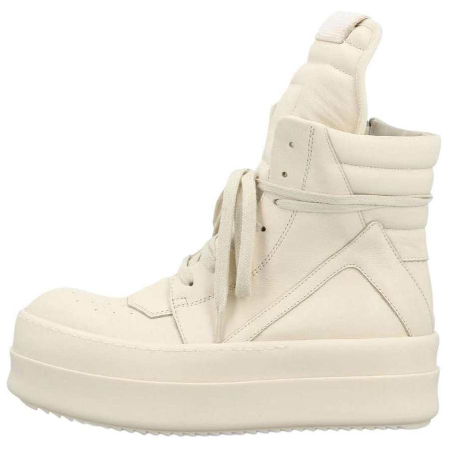RICK OWENS Mega Bumper Geobasket Milk Women's