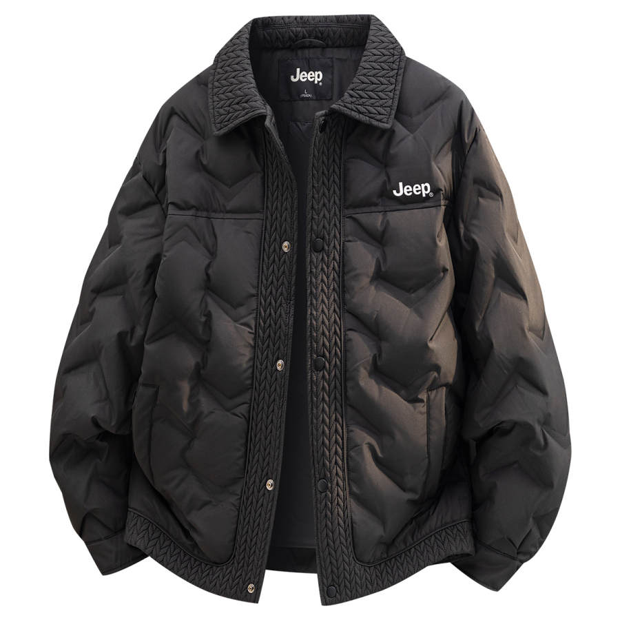 Jeep Jeep Down Jackets Unisex Lapel Thickened Puffer Jacket